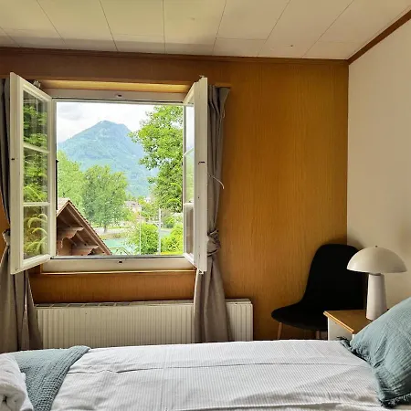 River 3 -kissed Retreat With Iconic Jungfraujoch View * インターラーケン